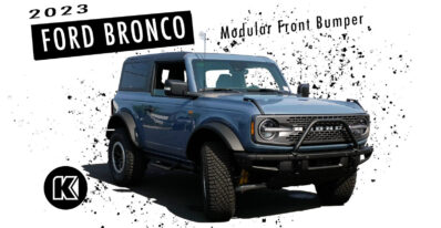 Modular Front Bumper on 2023 Ford Bronco Badlands